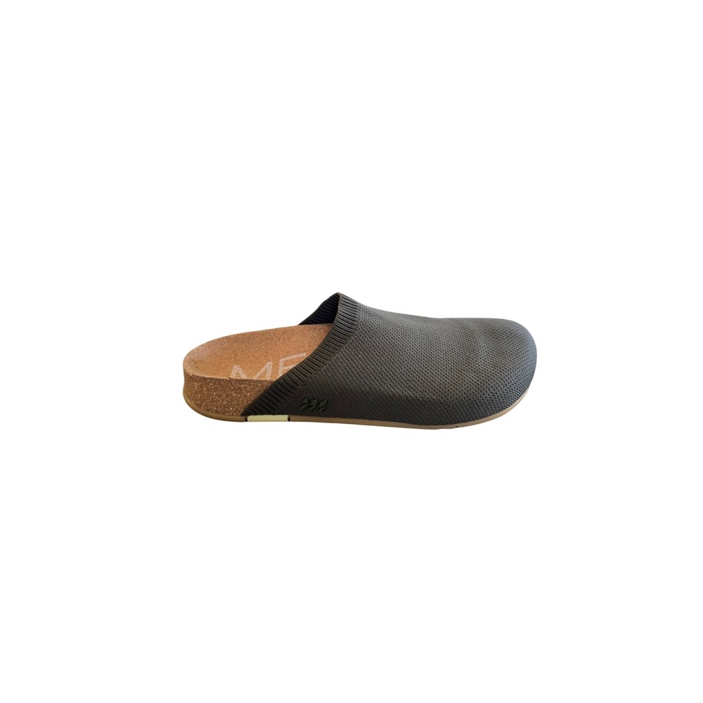 Message Henning Mule Closed Toe Hugflex Barecork Olive Green Slides Size 7.5
